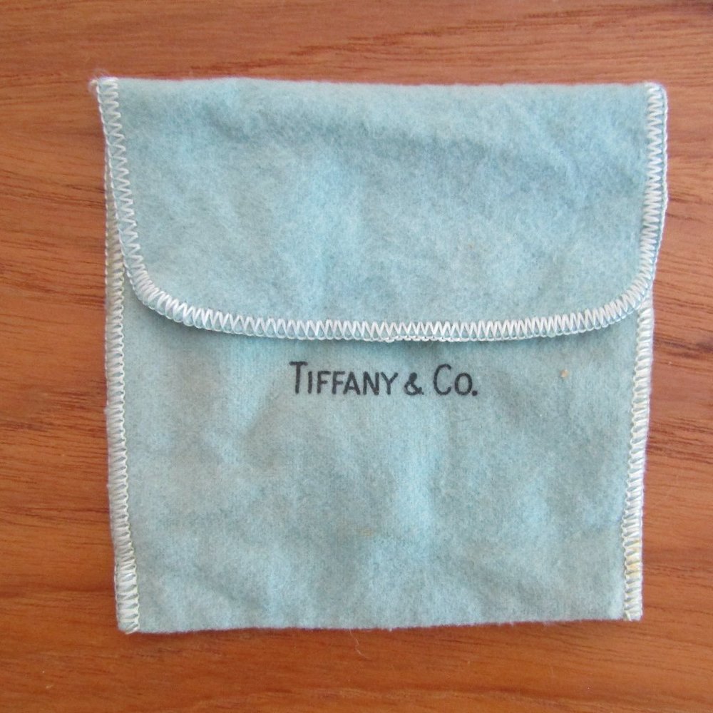 Tiffany & Co Jewelry Bag with Fold Over Top